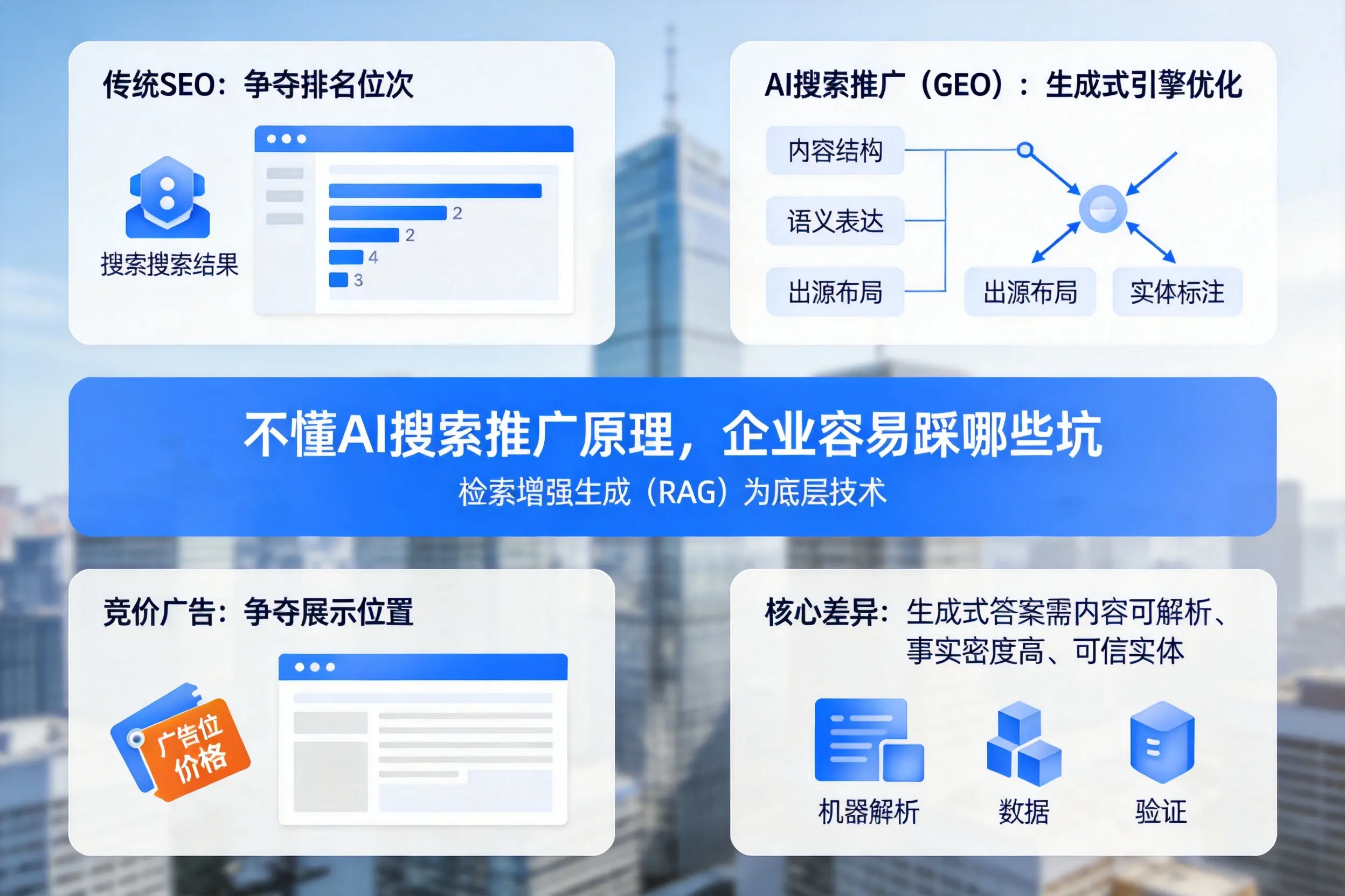 不懂AI搜索推广原理，鄂州企业容易踩哪些坑